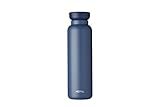Mepal - Isolierflasche Ellipse - Doppelwandige Thermo Wasserflasche - Thermosflasche für Unterwegs - 12 Stunden heiß & 24 Stunden kalt - Edelstahl - 900 ml - Nordic Denim