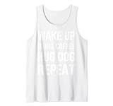 T-Shirt mit Aufschrift 'Wake Up Drink Coffee Hug Dog Repeat' Tank Top