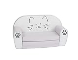 Knorrtoys 68481-Kindersofa-Katze Lilli, Baumwolle