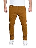 PITTMAN Andrew - Herren Chino Jeans Hose - Stretch Chinohose Männer - Slim Fit Herrenhose, Braun (Toffee 181031), W36/L30