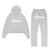 YiJee Jogginganzug NOFS Y2K Herren - 2-Teilig Corteiz Tracksuit mit Hoodie und Sporthose | Streetwear Style | NOFS Fashion Trainingsanzug für Herren und Damen