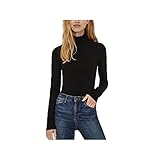 Vero Moda Damen VMGLORY LS Rollneck Blouse NOOS Pullover, Schwarz, M