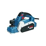 Bosch Professional Handhobel GHO 16-82 (630 Watt, 230 Volt, Inkl. Parallelanschlag, Sechskantstiftschlüssel SW 2,5, Stoffstaubbeutel, Im Karton), Size, 06015A4000