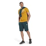 Reebok Herren Ri Shorts mit Logo auf dem linken Bein, Forgrn, M