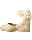 Castañer Damen Carina C/6/001 Espadrilles, Elfenbein (Ivory 203), 39 EU