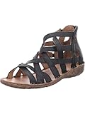 Josef Seibel Damen Riemchensandalen Rosalie 17,Weite G (Normal),sommerschuhe,freizeitschuhe,offene schuhe,strandschuhe,schwarz,39 EU