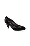 Janet & Janet - Schuh 26253 Nero - Schwarz, 39, 1, 7 cm, Leder, Hoch