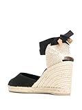 Castañer Damen Chiarita/8/001 Espadrilles, Schwarz (Negro 100), 36 EU