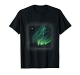 Nordlichter Polarlichter Aurora Borealis im Wald T-Shirt