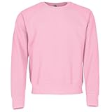 Fruit of the Loom Classic Raglan Sweat + GRATIS MyShirt Stoffbeutel, Farbe:Rose + GRATIS MyShirt Stoffbeutel, Größe:M