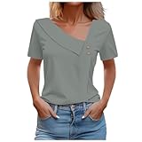 Kurze Oberteile Damen Bluse Mit Schleife Top Mit Kragen Damen BüGelfreie Hemden Damen Bluse Kaufen Damen TräGertop Seidentunika Damen Blusen Online Kaufen 3D T Shirt Damen Bandeau Top Damen Damen