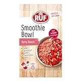 RUF Smoothie Bowl Berry Bunch, Frühstücks-Snack auf Haferflocken-Basis mit Beeren & Chiasamen, einfache & schnelle Zubereitung, vegan, 1 x 50g Beutel