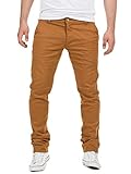 Yazubi Dustin - Herren Chino Hose - Chinohose Aus Baumwolle - Männer Stoffhose, Braun (Camel Otter 181018), W32/L30