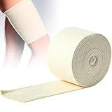 Schlauchförmige Kompressionsbandage Große F Elastische Schlauchbandage Dehnbarer Fixierbinde für Arm Kleine Rümpfe Knie (10 cm x 5 m)