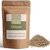 JKR Spices® 500g Dillsaat | Dill Samen schonend verarbeitet | nicht Keimfähig | Dill Gewürz Samen | Dillsamen im wiederverschließbaren Doypack (500)