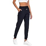 COMEOR Jogginghose Damen - Baumwolle Sporthose Lang, Trainingshosen, Frauen Freizeithosen, Sweatpants mit Regular Passform für Fitness, Yoga, Freizeit (Schwarz XL)