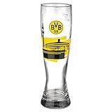 Borussia Dortmund BVB-Weizenglas, 0.5 liters, 1 Stück (1er Pack)