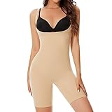 SLIMBELLE Shapewear Damen Bauchweg Nahtlos Body Shaper Elastizität Shapewear Bauch Weg Hose Mit Bein Taillenformer Shaping Body Damen