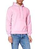 Fruit of the Loom Herren Kapuzenpullover, Rosa (Light Pink), Large