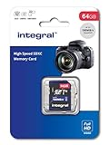 Integral insdx64g 64 GB High Speed SDXC Speicherkarte