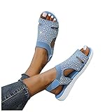 Plateau Orthopädische Schuhe Damen Sandaletten Sommer Orthopädische Sandalen Breite Füße Sommersandaletten Lose Einlagen Flach Sommerschuhe Schuhe Ergonomische Hallux Barfußschuhe Orthosandalen