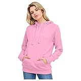 Fairy Costume Damen Mädchen Winter Einfarbig Kapuzenpullover Hoodie Warm Sweatshirt Lose Sport Casual Pullover Sanft Tops Mit Tasche