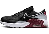 NIKE Air Max Excee Gs Niedrig, Mehrfarbig (Black Wolf Grey Team Red White), 37.5 EU