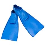 Flipper SwimSafe 1101 – Schwimmflossen für Kinder und Kleinkinder, in der Farbe Blau, Größe 22 - 24, aus Naturkautschuk, als Schwimmhilfe für unbeschwerten Schwimm- und Badespaß