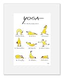 Gaymann Kollektion Poster im Passepartout “Yoga für Schwarzwälder“ 24x30 cm