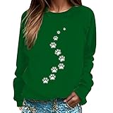 Damen Langarm Pullover Top Sweatshirt Herbst,Strickpullover Damen Baumwolle,Pullover Kaufen,Brauner Pullover,Seidentunika Damen,Pullunder Kurz Damen,Weißes Sweatshirt Damen