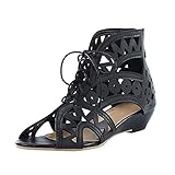 Riemchen Sandaletten Damen Flach - Römersandalen Damen Hoch Schnüren Sandalen Gladiator Sommer Strandsandals Riemchensandalen Knie Hohe Stiefel Peep Toe Schnürschuhe Elegant Kniehohe Freizeitsandalen