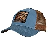 John Deere Blue/Gray Trucker Mesh-Charcoal-One Size