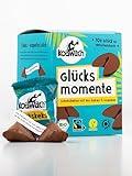 koawach Glückskekse Glücksmomente Schokolade Vegan – Schokokeks einzeln verpackte Kekse – Nachhaltig, Bio & Fairtrade – Guarna Kekse mit Koffein
