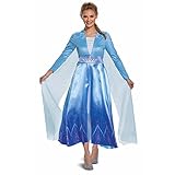 DISGUISE Disney Official Elsa Kostüm Damen, Elsa Kostüm Erwachsene Damen, Anna Und Elsa Kostüm Damen, Elsa Kleid Damen, Eiskönigin Kostüm Kinder, Faschingskostüm Elsa Damen M