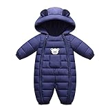 Baby Schneeanzug 86 Jungen 0-6 Monate Mädchen Junge Gr 68 Schneeanzug Spielanzug Jumpsuit Overall Jacke Mantel Outfits Winterjacke Daunenjacke Kleidung Winter Winterkleidung Winteroverall Strampler