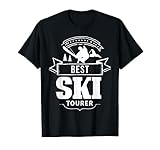 Bester Skitourengeher Skitour Ski Tour Skitourengehen T-Shirt