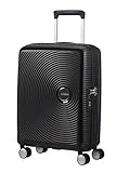 American Tourister Soundbox - Spinner S Erweiterbar Handgepäck, 55 cm, 41 L, Schwarz (Bass Black)