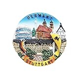 Stuttgart Deutschland 3D Kühlschrankmagnet Souvenir Geschenk Handgemachte Haus & Küche Dekoration Stuttgart Kühlschrankmagnet Kollektion