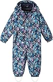 Reimatec Baby Schneeanzug Winter Overall, Puhuri Flowers Navy Gr. 86