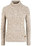 OXMO Philipa Damen Rollkragenpullover Pullover mit Rollkragen, Größe:M, Farbe:Dune (795409)