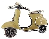 Norman K Modedesign Gürtelschnalle Motorroller, beige