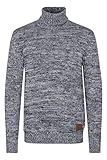 Solid Philaremo Herren Rollkragenpullover Grobstrick Pullover, Größe:M, Farbe:Insignia Blue (1991)