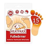 HeatPaxx Fußwärmer | 15 Paar | EXTRA WARM | Hauchdünne Zehenwärmer, Wärmpads | für unterwegs und daheim
