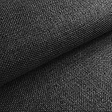 HEKO PANELS Stoff Meterware Polsterstoff Meterware - Polyester Möbelstoff Meterware für Sofa Sessel und Stuhl - Graphite